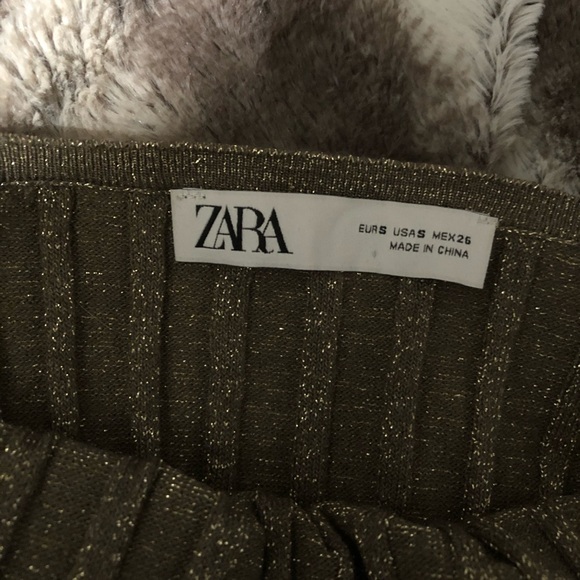 Zara Glitter High Rise Midi Dress - Picture 7 of 7